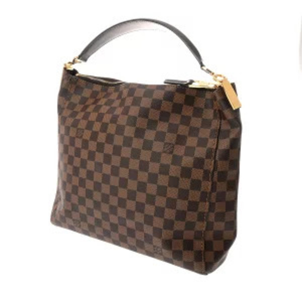 Louis Vuitton Portobello Brown Damier Bag Shoulder Canvas